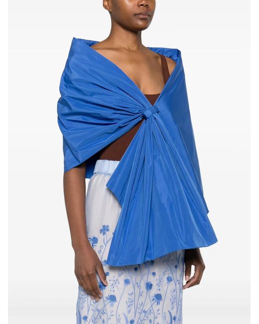 P.A.R.O.S.H. Blue Taffeta Jacket