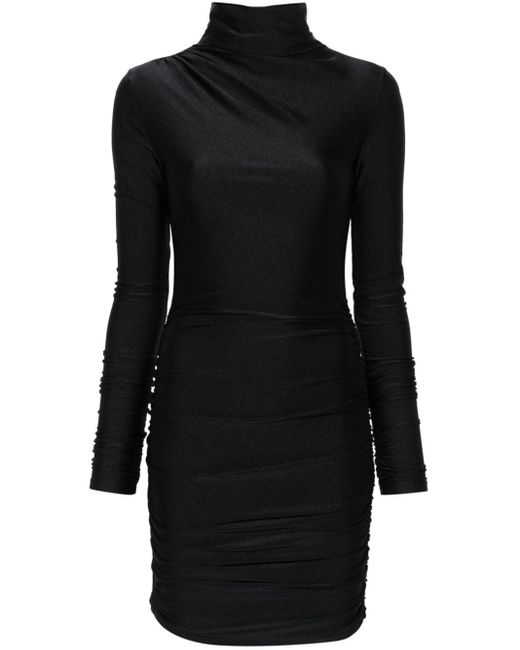 ANDAMANE Oleandra Jersey Mini-jurk in het Black