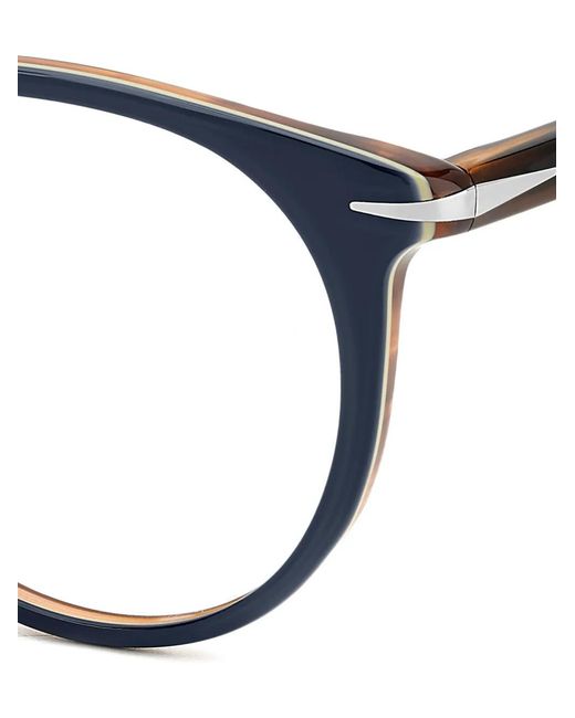 David Beckham Black Round-Frame Glasses