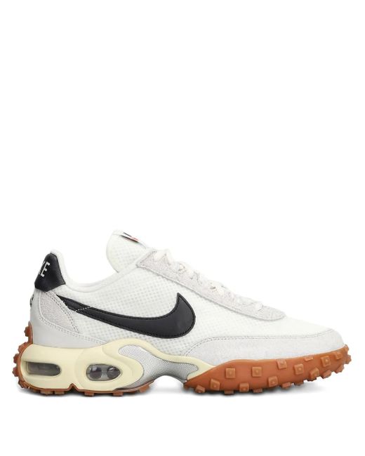 Nike White Air Max Waffle Mesh-panelled Sneakers for men