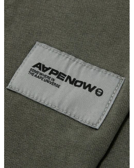 Aape By A Bathing Ape Jogginghose mit Logo-Schild in Green für Herren