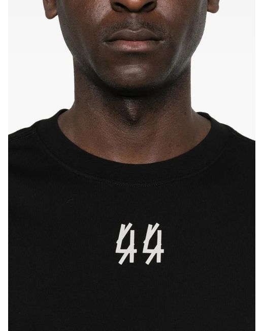 44 Label Group Black Printed Short-Sleeve T-Shirt for men