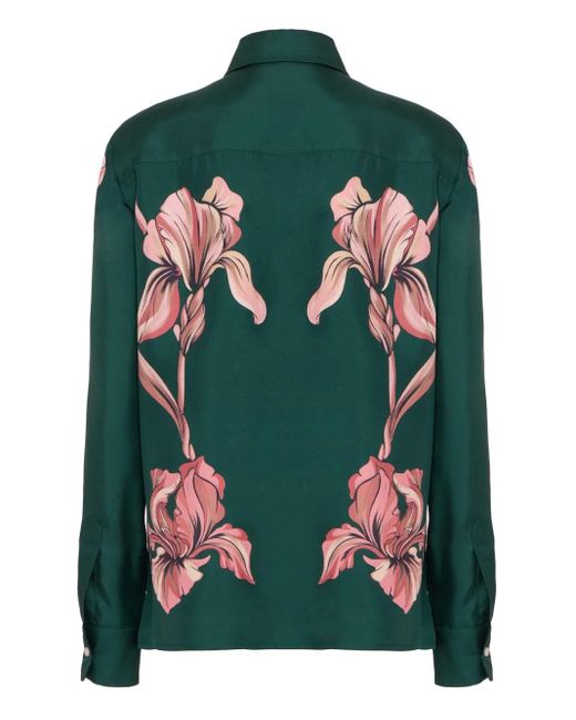LaDoubleJ Green Satin Shirt