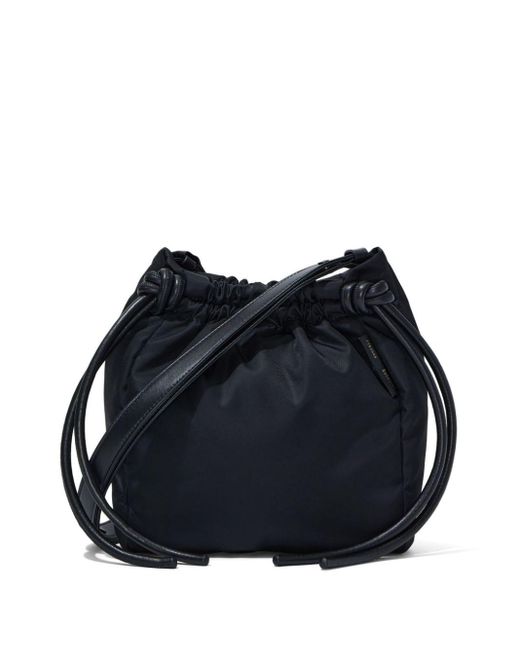 Proenza Schouler Black Drawstring Pouch Bag
