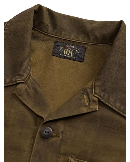 RRL Green Utility Pocket Shirt for men
