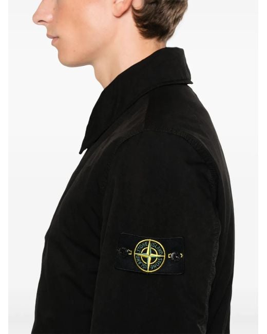 Stone Island Black David-Tc Jacket for men