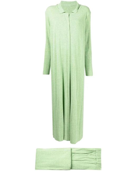 Bambah Gebreide Broek in het Green