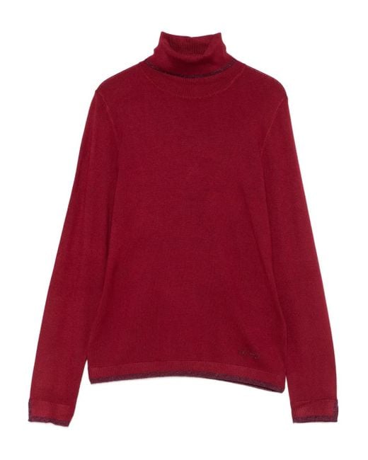Maglione A Collo Alto di Liu Jo in Red