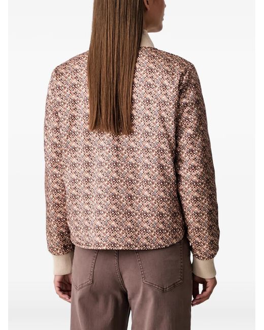 Scotch & Soda Natural Reversible Quilted Bomber Jacket