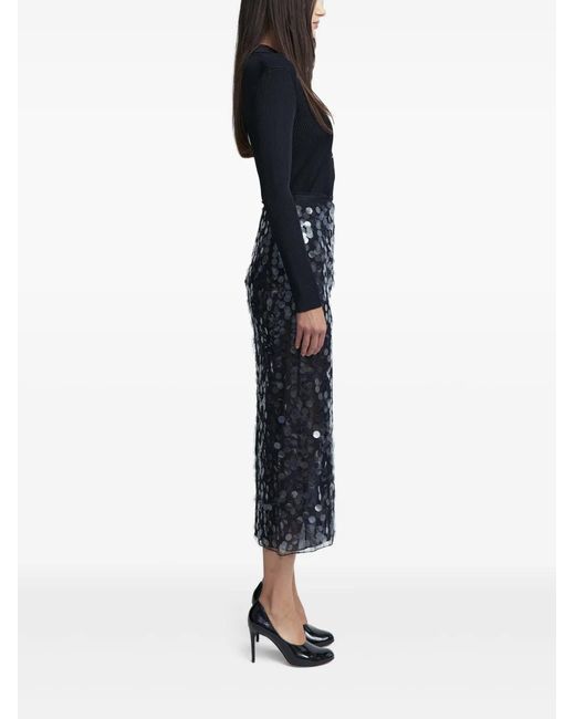 16Arlington Blue Dia Midi Skirt
