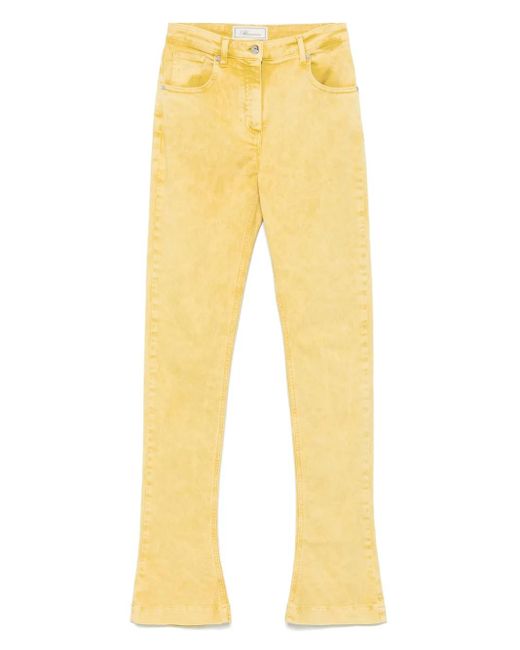 Blumarine フレアジーンズ Yellow