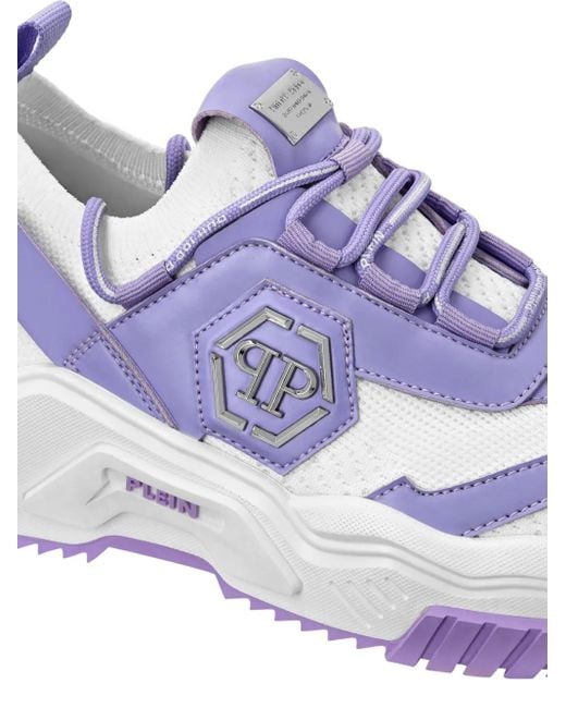Philipp Plein Purple Predator Sneakers