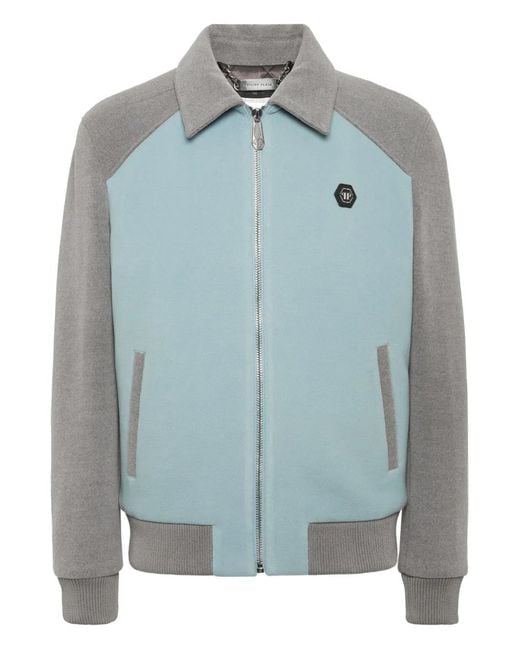 Chaqueta Bómber Coster Philipp Plein de hombre de color Blue