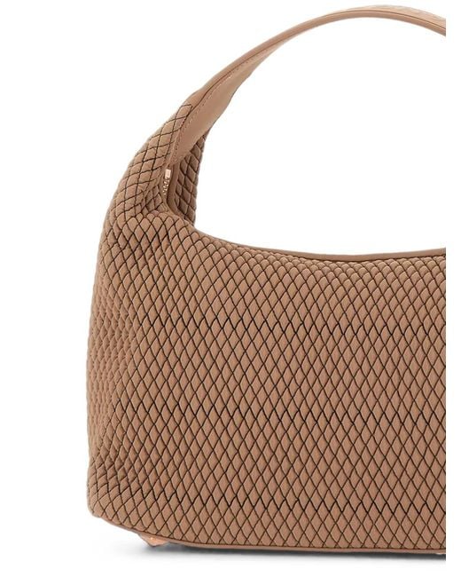 Alexander Smith Brown Small Chloe Micro-Quilted Tote Bag