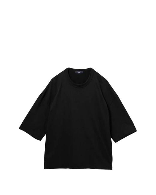 Comme des Garçons Black Cotton T-Shirt for men