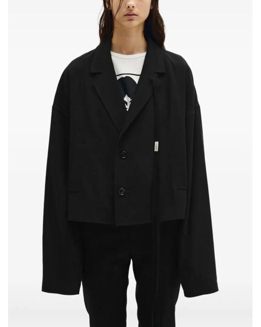 Ann Demeulemeester Ceres Cropped Jack in het Black