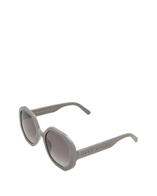 Marc Jacobs Gray Round-Frame Sunglasses