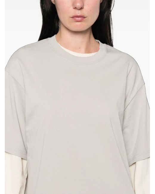 LA PISCINE White Layered Long-Sleeve T-Shirt Set Of Three