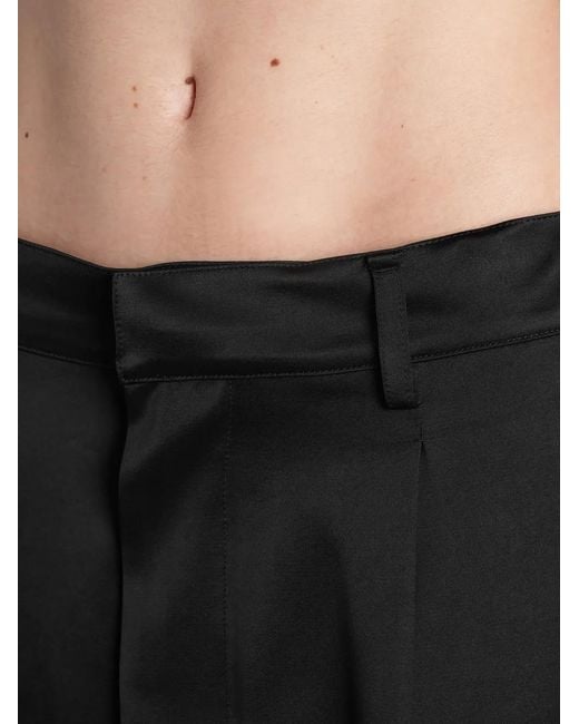DARKPARK Black Danielle Pleated Trousers
