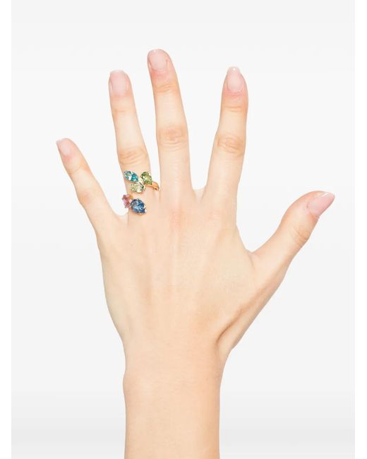 Swarovski Blue Mixed-Cuts Ring