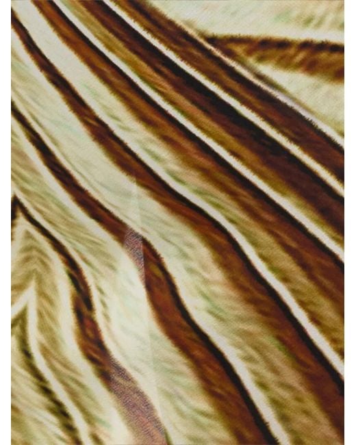 Roberto Cavalli Metallic Printed Pareo