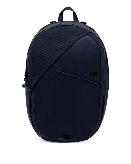 Helly Hansen Blue Explorer Textured-Panels Backpack