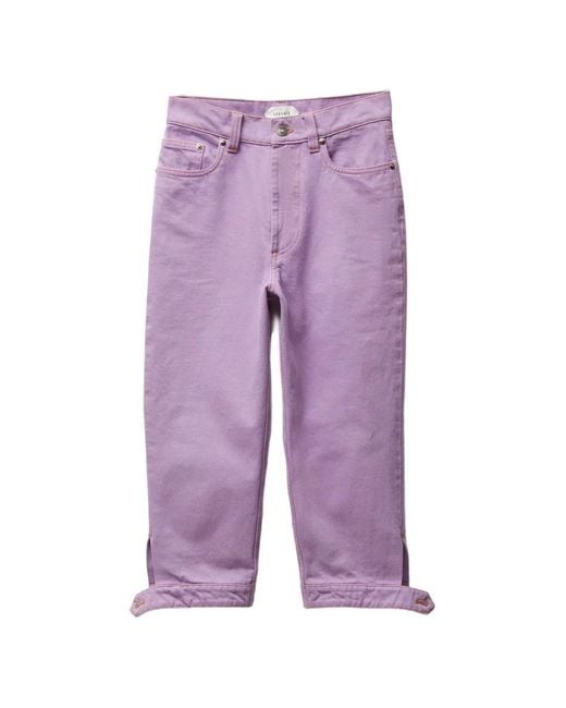 Vaqueros Capri Versace de color Purple