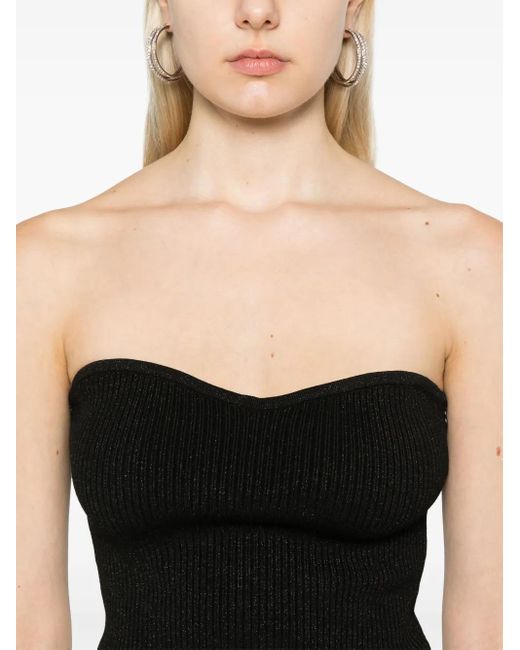 Peserico Black Lurex Top