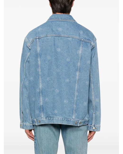 Martine Rose Blue Denim Jacket