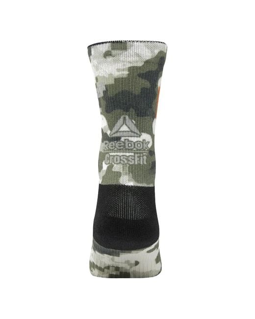 Reebok Green X Crossfit Printed Socks for men