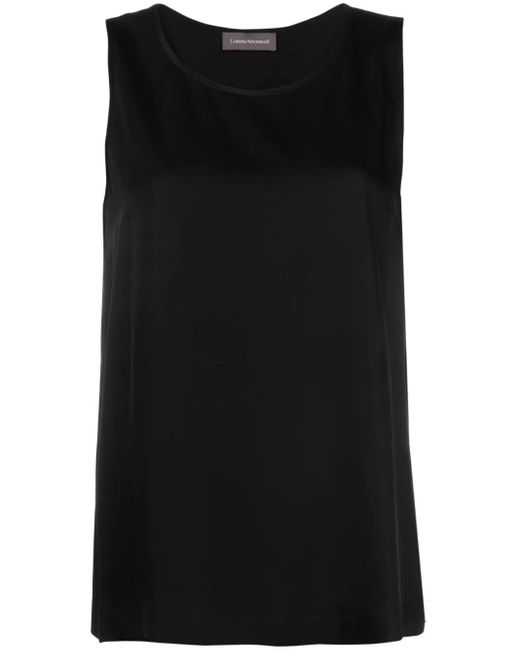 Lorena Antoniazzi Black Sleeveless Tank Top