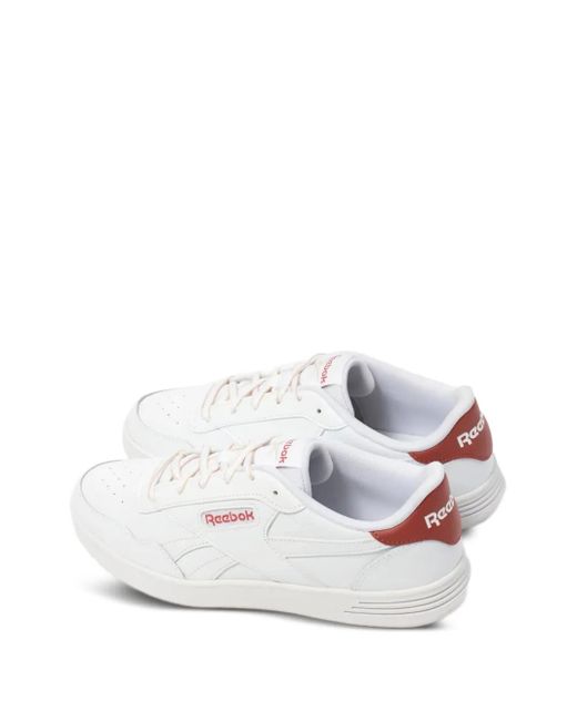 Reebok White Court Advance /Sedona Rose" Sneakers