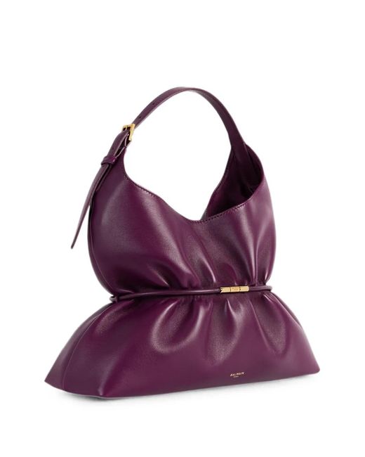 Balmain Purple Sphynx Medium Bag