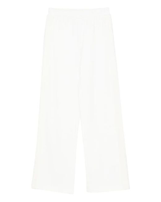 Pantalones con cinturilla elástica Twinset de color White