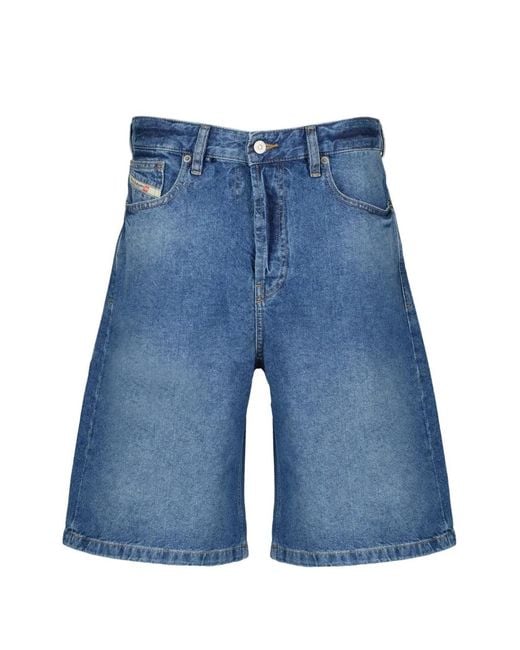 DIESEL Blue De-Sire-Short Shorts