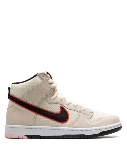 Nike White Sb Dunk High Pro Premium "San Francisco Giants" Sneakers for men