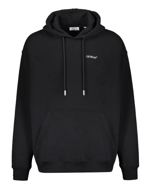 Off-White c/o Virgil Abloh Black Arrow Motif Drawstring Hoodie for men