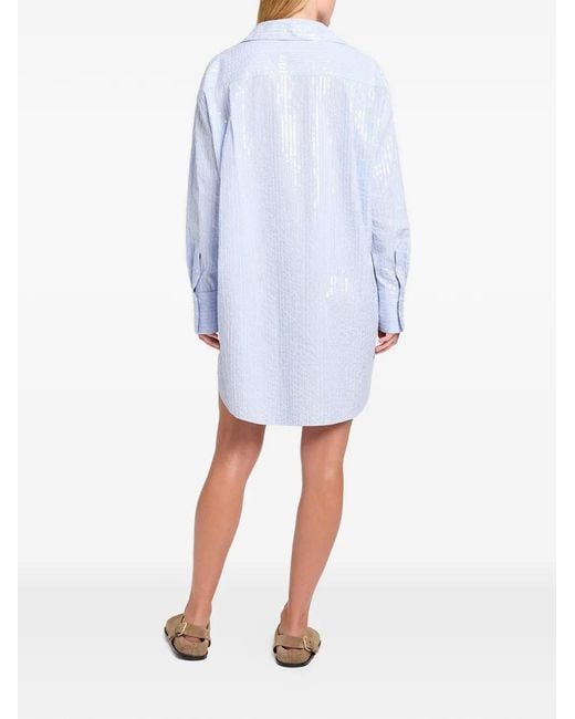 Twp Blue Shirt Big Joe Dress