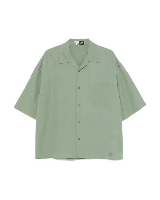 Loewe Button-Down Shirt in Green for Men | Lyst UK