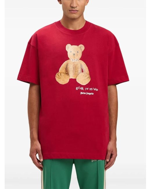 Palm Angels Red Bear for men