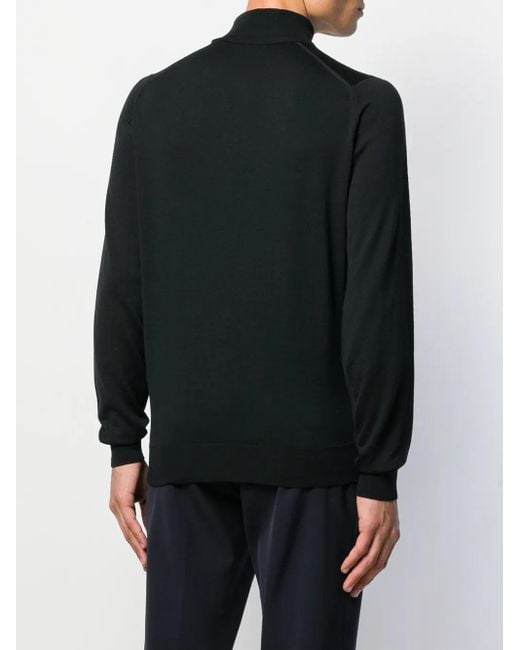 John Smedley Sweater in het Black voor heren