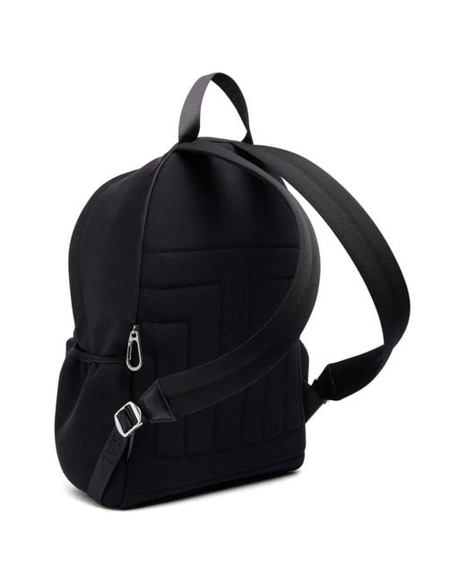 Fusalp Black Logo-Patch Backpack