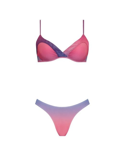 Amir Slama Purple X Tati Barbieri Ombré-Effect Bikini