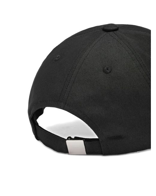 we11done Black Logo-Embroidered Baseball Cap for men