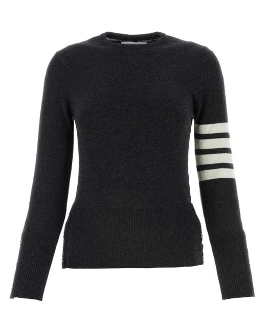 Thom Browne Black Logo Sweater