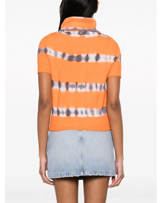 Top A Collo Alto M-Tinos di DIESEL in Orange