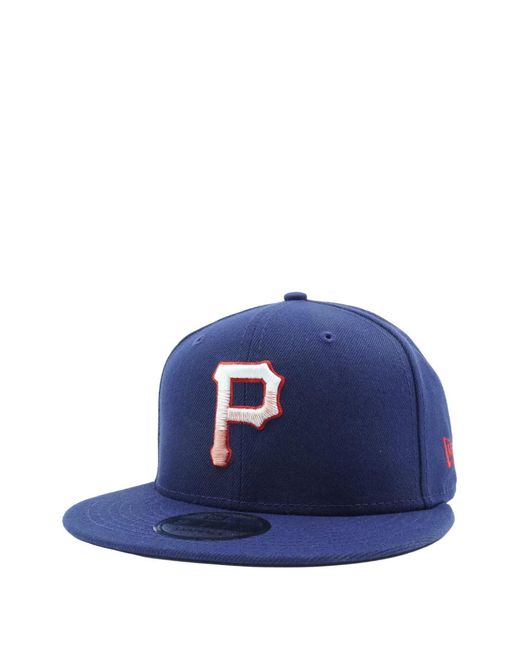 KTZ Blue 9Fifty Pittsburgh Pirates Snapback Cap for men