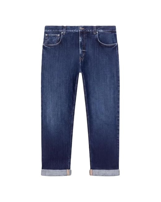 Dondup Blue Ervin Whiskered Jeans for men