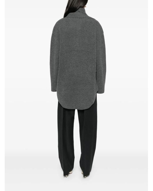 Maglione Con Sciarpa di Totême  in Gray