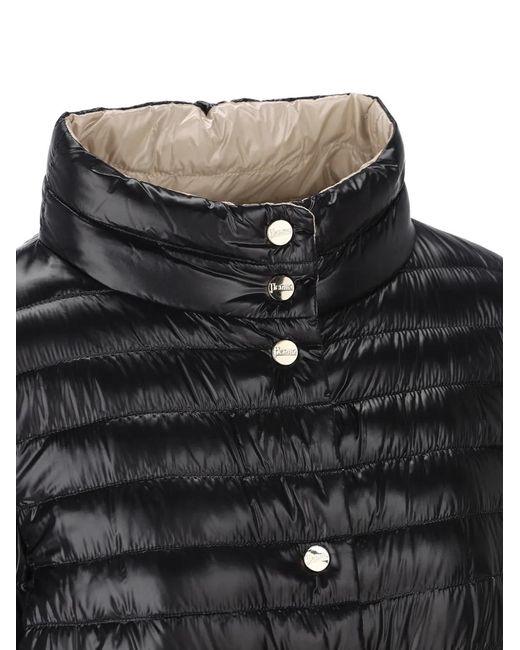 Herno Black Reversible Nylon Down Jacket